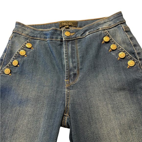 Super slick looking Rachael Roy woman’s jeans with the nautical/sailor vibe! - Picture 2 of 11